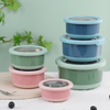 Home Accessories Round Crisper Sealing Bowls 5 Piece Set Lunch Box