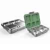 Eco-Friendly, Dishwasher Safe, Patented Design With 3 Compartments & Extra Container Available Stainless Steel Leak-Resistant Lunch Box