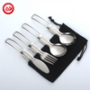 High Quality Stainless Steel Cutlery Gold Flatware Mirror Knife Fork Spoon Silverware Portable Cutlery Set For Travel