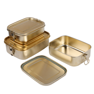 Gold-plating Stainless Steel Bento Box Thermo Lunch Box