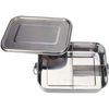 Stainless Steel Bento Lunch Container,Metal Lunch Box for Kids Or Adults, 3 Compartment Packing Box for Work Lunch