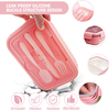 Leakproof Large Bento Style with 3 Compartments Portions Lunchbox with Tableware