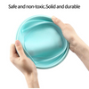 Round Collapsible Folding Food Storage Container with Lids