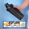 Wire Whisk Leak Proof Protein Shaker Bottle for Protein Shakes