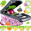 Hot Selling 2024 Kitchen 12 In1 Manual Mandoline Fruit Vegetable Onion Dicer USA Vegetable Chopper Kitchen Accessories