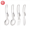 High Quality Stainless Steel Cutlery Gold Flatware Mirror Knife Fork Spoon Silverware Portable Cutlery Set For Travel