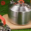 304 Stainless Steel Kettle for Camping Outdoor Bushcraft Tea Pot