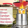 Custom Charcoal Firewood Furnace Cooking Mini Smokeless Portable Outdoor Burning Wood Stove