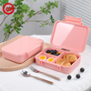 Removable 2/3 Compartment Lunch Box Snack Containers for Toddler Daycare