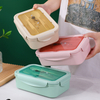 3 Compartment Lunch Box for Kids or Adults Includes Utensils