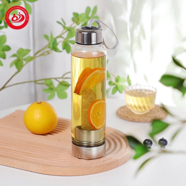 Glass Water Bottle Wholesale Reusable Clear
