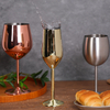 Unbreakable Stainless Steel Champagne Flutes Cup