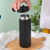 Insulated Metal Water bottle With Straw