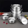 Cheap Price Aluminum Induction Cookware Sets Jogo De Panela Casseroles Cookware Wholesale Cooking Hot Pots Set And Pans with Lid