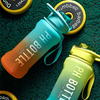 Custom Summer Outdoor Fitness Plastic Water Bottles 2.2L Large Capacity Wholesale Space Bottle PH Sports Kettle