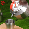 304 Stainless Steel Kettle for Camping Outdoor Bushcraft Tea Pot