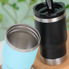 10oz Stainless Steel Vacuum Insulated Double Wall Coffee Mug Tumbler with Splash Proof Sliding Lid