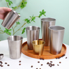 Promotion Gift Set Outdoor Portable Single Walled 304 Metal Stainless Steel Beer Cup