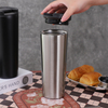 Leakproof 304 Stainless Steel Double Wall Travel Mug Thermal Cup Suitable for Ice Drinks and Hot Beverage Tumbler with Lid