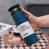 2 IN 1 Wide Mouth Water Bottle With Detachable Flat Cap and Slider Lid