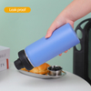 Water Bottle with Magnetic Phone Holder Tumbler with Lid Handle Ring