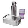 304 Stainless Steel Containers Leakproof Lunch Box with Water Bottle & Foldable Mug