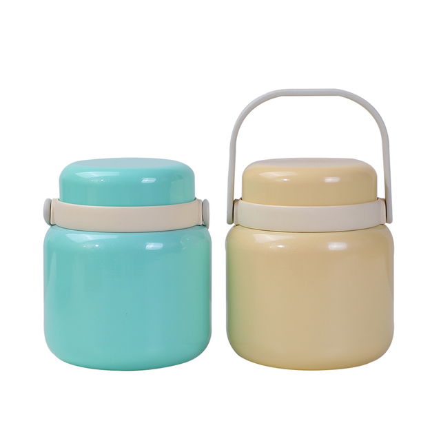 BJ-550 BPA-Free & Leakproof Cute Children's Insulated Vacuum Stainless Steel Thermos Bottle With Handle
