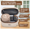 Portable Food Warmer On-the-Go & Office Use Spill-Free & Dishwasher-Safe Electric Lunch Box for Travel