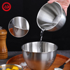 3Pcs 18/8 Stainless Steel Salad Bowls With Strainer