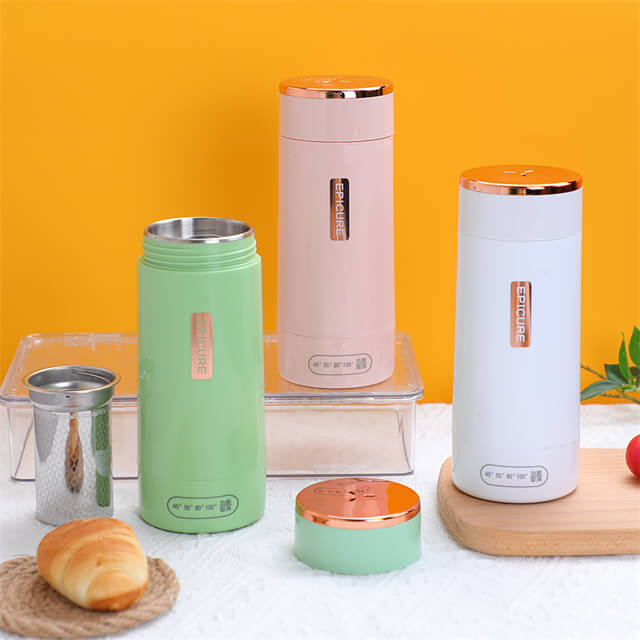 Cupa portabilă de încălzire portabilă de 300 ml multifuncție cu apă fiartă o ceainică inteligentă Temperatură reglabilă Temperatură electrică pentru călătorie