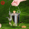 304 Stainless Steel Hangable Campfire Cooking Equipment Kettle