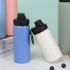 Water Bottle with Magnetic Phone Holder Tumbler with Lid Handle Ring