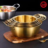 Set of 5 Stainless Steel Korean Ramen Noodle Pot with Handles & Lid