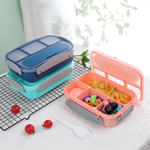 1300ML 4 Compartment Lunch Box for Kids or Adults Includes Utensils