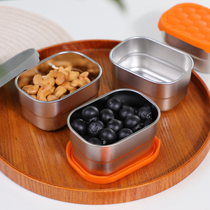 Leak Proof BPA Free Snack Containers with Silicone Lids