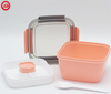 BPA Free Square Clear Plastic Food Container Lunch Box