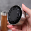 Wide Mouth 304 Stainless Steel Double Wall Wood Coated Travel Mug Thermal Cup Tumbler with Lid