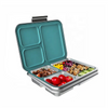 Eco-Friendly, Dishwasher Safe, Patented Design With 3 Compartments & Extra Container Available Stainless Steel Leak-Resistant Lunch Box
