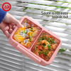 Removable 2/3 Compartment Lunch Box Snack Containers for Toddler Daycare