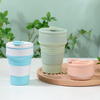 Collapsible Travel Cup Silicone Bottle for Hot & Cold Drinks