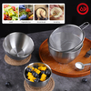 3Pcs 18/8 Stainless Steel Salad Bowls With Strainer