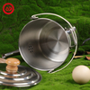 304 Stainless Steel Hangable Campfire Cooking Equipment Kettle